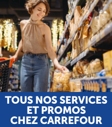 Carnet de bons d'achat jusquà 50€ à l'ouverture de votre carte Visa de Carrefour