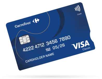 La carte Visa de Carrefour CLASSIC