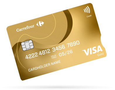 La carte Visa de Carrefour GOLD