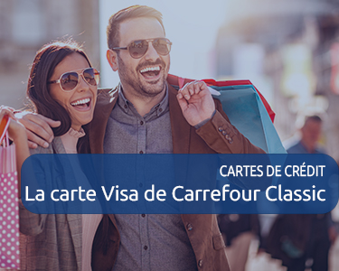 Découvrez la carte Visa de Carrefour Classic 