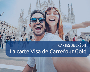 La carte Visa de Carrefour Gold