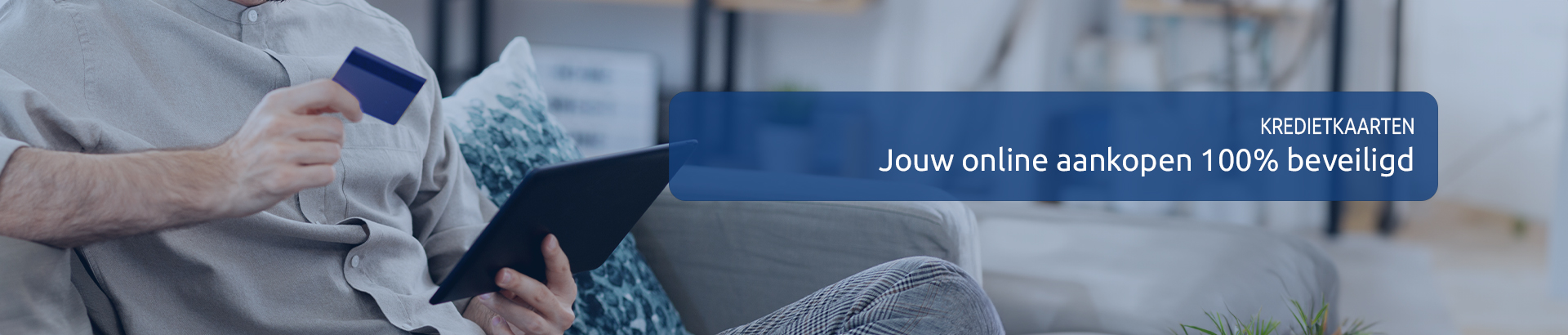 Jouw online aankopen 100% beveiligd met Visa Secure