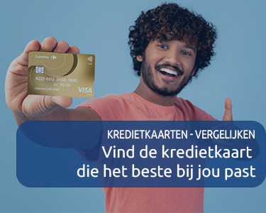 Vergelijking van de 3 kaarten van Carrefour Finance