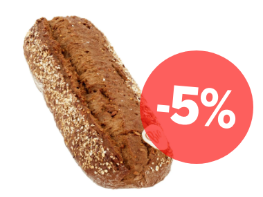 -5% op de Bio Broodassortiment 350g (natuur en multigranen)